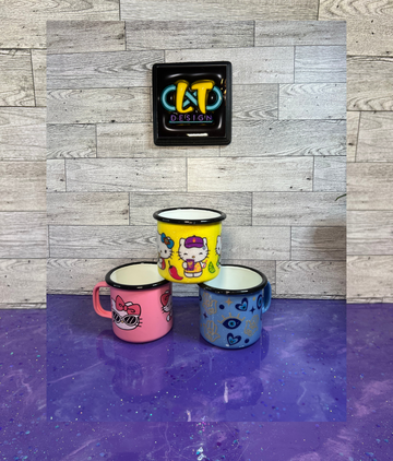 TAZA DE ESMALTE 12 OZ